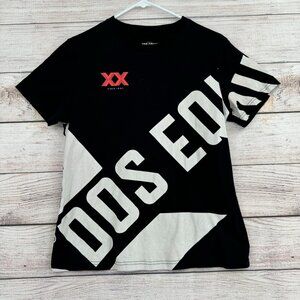 Dos Equis XX Cerveza All Over‎ Print T-Shirt Adult Size Medium Black/White